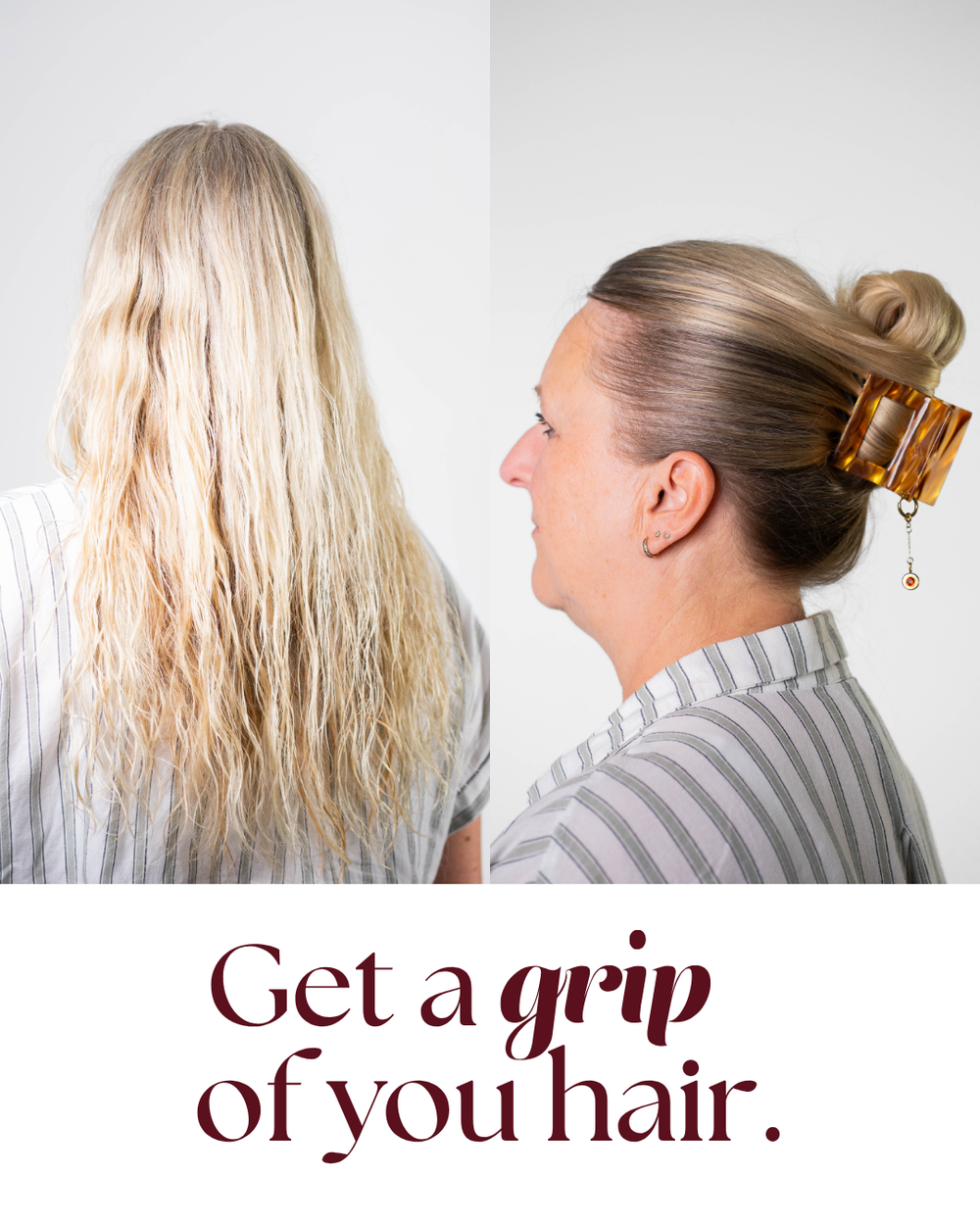 The Halo Clip in Cognac