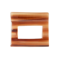 Rectangle Frame Clip – Amber Swirl